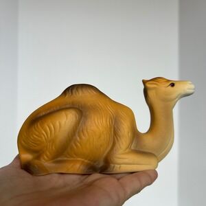 Vintage Arabian Camel Figurine, Ceramic Nativity Animal, Andrea by‎ Sadek?